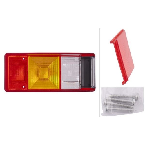Lichtscheibe, Heckleuchte HELLA 9EL 147 097-001 f&uuml;r AEBI DAF, rechts