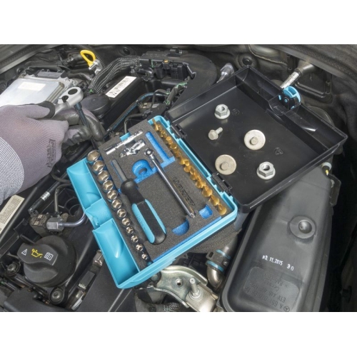 Steckschl&uuml;sselsatz HAZET 854 Safety-Insert-System, SmartCase f&uuml;r AUDI VW