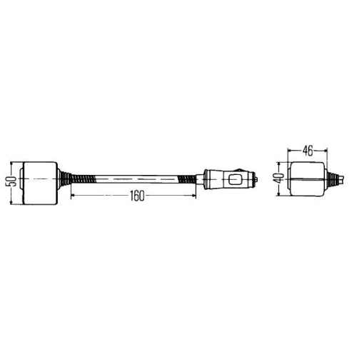 Leseleuchte HELLA 2AB 004 532-021 f&uuml;r AUDI BMW MACK MITSUBISHI NISSAN OPEL VOLVO