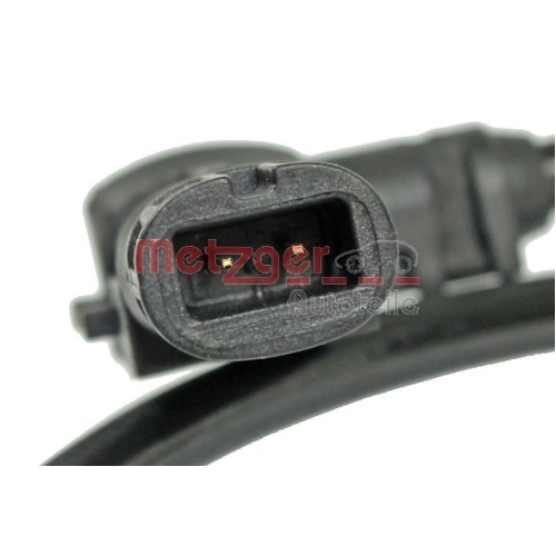 Sensor, Raddrehzahl METZGER 0900128 f&uuml;r MERCEDES-BENZ, Vorderachse beidseitig