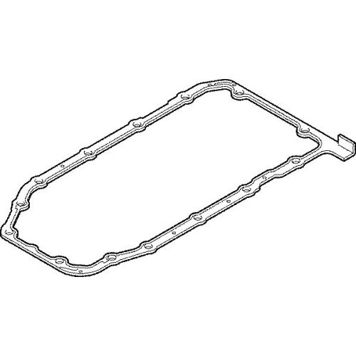 Dichtung, &Ouml;lwanne ELRING 410.050 f&uuml;r OPEL DAEWOO, oben