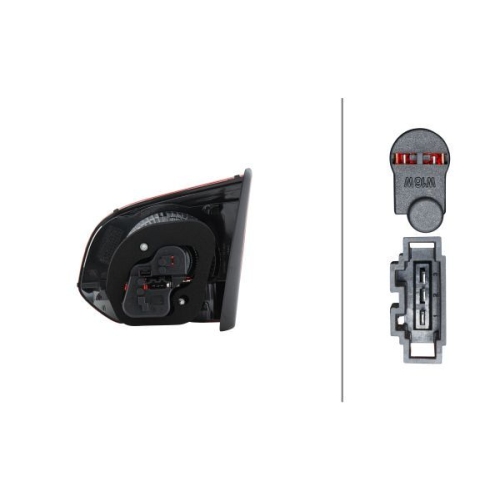 Heckleuchte HELLA 2SA 009 923-131 f&uuml;r VW, links