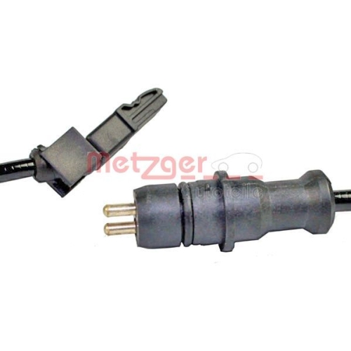 Sensor, Raddrehzahl METZGER 0900689 f&uuml;r RENAULT, Vorderachse links, vorne