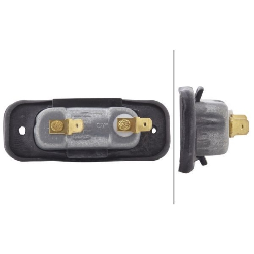Kennzeichenleuchte HELLA 2KA 001 378-041 f&uuml;r AUW&Auml;RTER DAF MAN MERCEDES-BENZ SAME