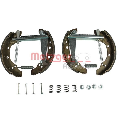 Bremsbackensatz METZGER MG 571V1 GREENPARTS f&uuml;r VAG, Hinterachse