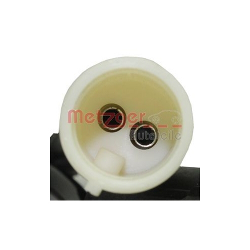 Sensor, Raddrehzahl METZGER 0900746 f&uuml;r OPEL, Vorderachse, beidseitig