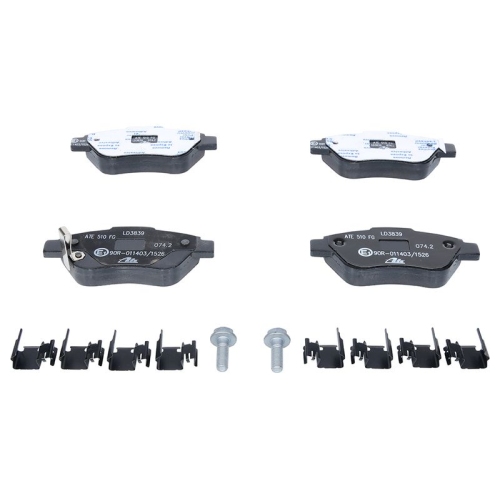 Bremsbelagsatz, Scheibenbremse ATE 13.0470-3839.2 ATE Ceramic f&uuml;r OPEL