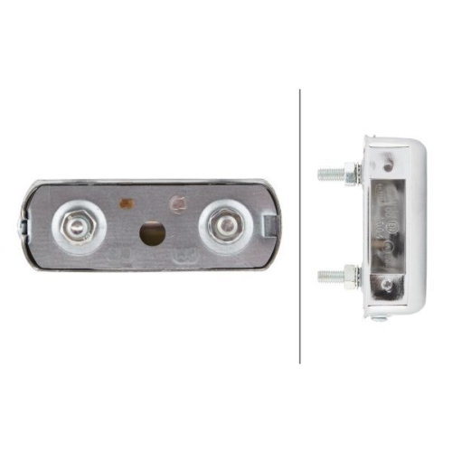 Kennzeichenleuchte HELLA 2KA 997 011-011 f&uuml;r SCANIA, links, rechts