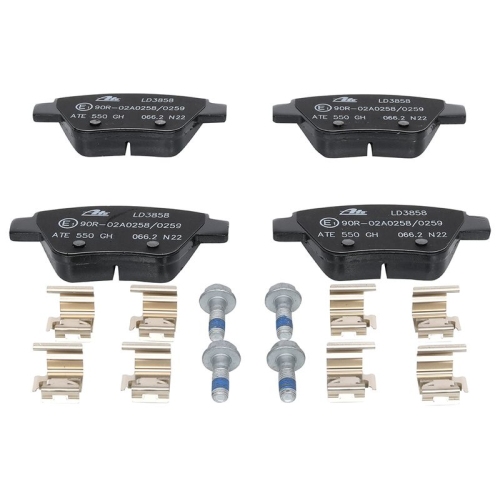 Bremsbelagsatz, Scheibenbremse ATE 13.0470-3858.2 ATE Ceramic f&uuml;r SEAT SKODA VAG