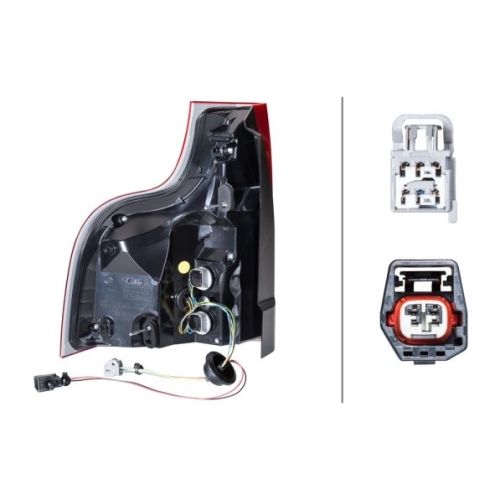 Heckleuchte HELLA 2SK 011 065-041 f&uuml;r VOLVO, rechts