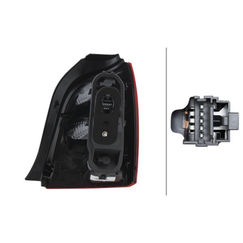 Heckleuchte HELLA 2VA 965 454-111 f&uuml;r RENAULT, links