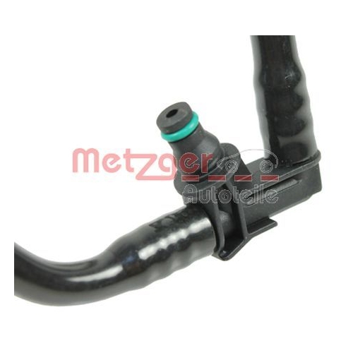 Schlauch, Leckkraftstoff METZGER 0840100 f&uuml;r OPEL RENAULT GENERAL MOTORS