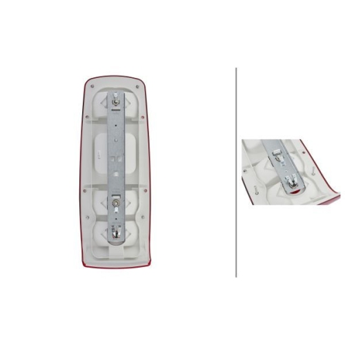 Heckleuchte HELLA 2VP 007 502-121 f&uuml;r FENDT HOBBYCAR HYMER KNAUS, rechts