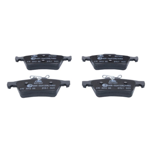 Bremsbelagsatz, Scheibenbremse ATE 13.0460-7251.2 f&uuml;r RENAULT, Hinterachse