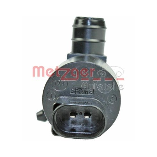 Waschwasserpumpe, Scheibenreinigung METZGER 2220075 f&uuml;r TOYOTA, vorne