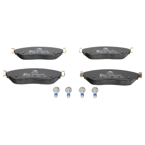 Bremsbelagsatz, Scheibenbremse ATE 13.0460-2798.2 f&uuml;r FIAT NISSAN OPEL RENAULT