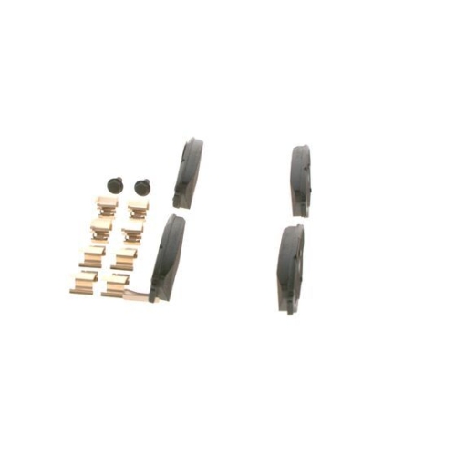 Bremsbelagsatz, Scheibenbremse BOSCH 0 986 494 092 f&uuml;r FIAT OPEL SAAB VAUXHALL