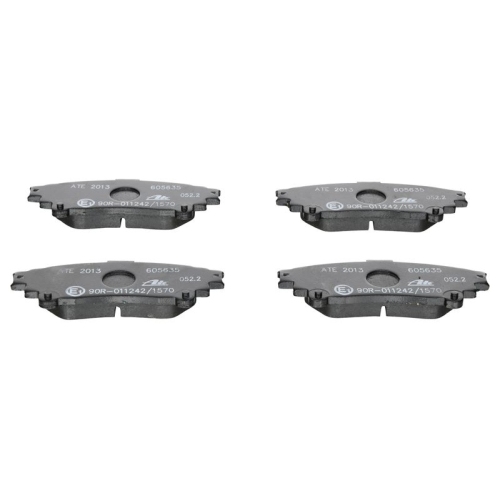 Bremsbelagsatz, Scheibenbremse ATE 13.0460-5635.2 f&uuml;r TOYOTA LEXUS, Hinterachse