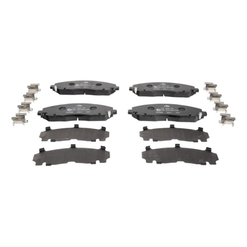 Bremsbelagsatz, Scheibenbremse ATE 13.0460-5680.2 f&uuml;r FIAT JEEP, Vorderachse