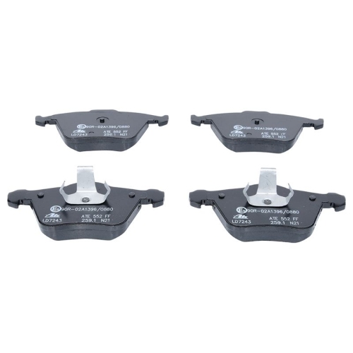 Bremsbelagsatz, Scheibenbremse ATE 13.0470-7243.2 ATE Ceramic f&uuml;r FORD VOLVO