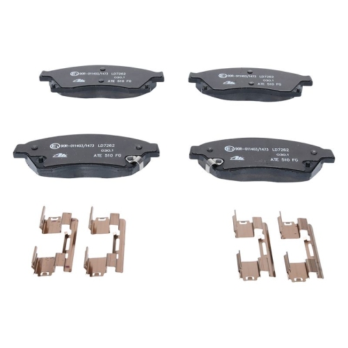 Bremsbelagsatz, Scheibenbremse ATE 13.0470-7262.2 ATE Ceramic f&uuml;r OPEL CHEVROLET