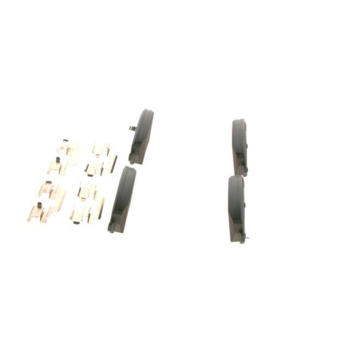 Bremsbelagsatz, Scheibenbremse BOSCH 0 986 494 160 f&uuml;r NISSAN OPEL SAAB SUZUKI