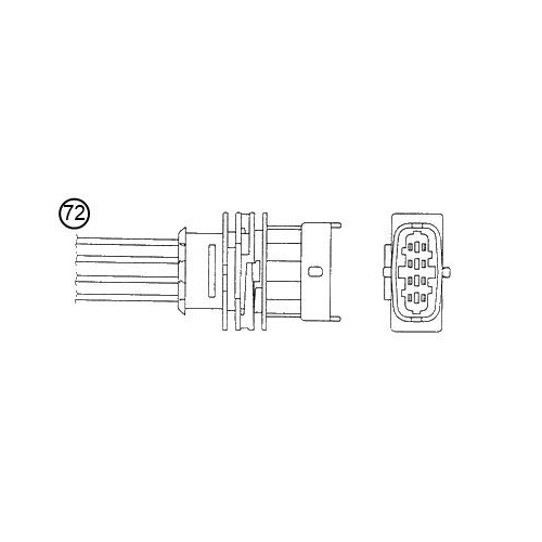Lambdasonde NGK 5695 f&uuml;r OPEL