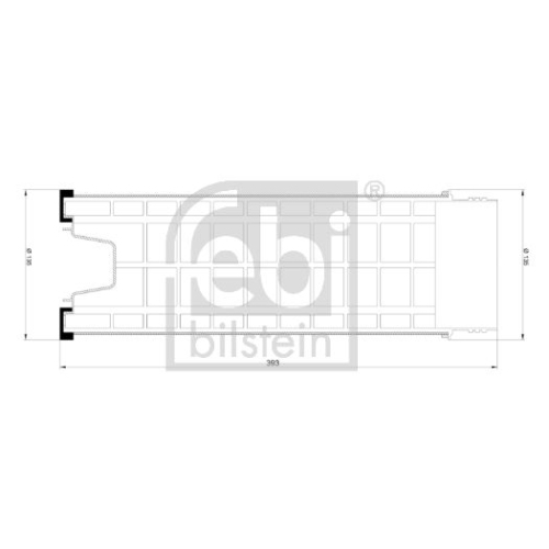 Febi Bilstein 172451 Luftfilter, 1 St&uuml;ck
