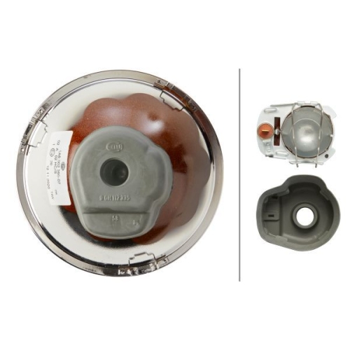 Scheinwerfereinsatz, Hauptscheinwerfer HELLA 1A6 002 395-071 f&uuml;r FORD IVECO OPEL