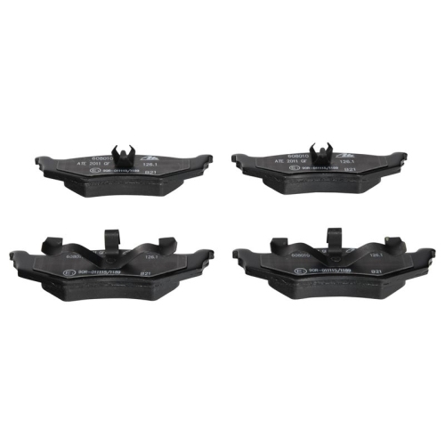 Bremsbelagsatz, Scheibenbremse ATE 13.0460-8010.2 f&uuml;r CHRYSLER, Hinterachse