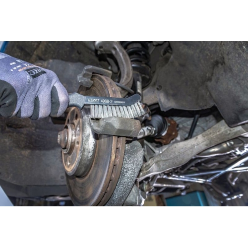 Drahtb&uuml;rste, Bremssattelreinigung HAZET 4968-2 f&uuml;r BMW MERCEDES-BENZ