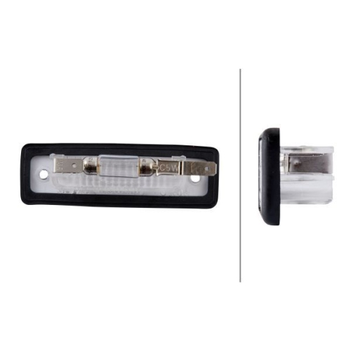 Kennzeichenleuchte HELLA 2KA 004 331-061 f&uuml;r K&Auml;SSBOHRER FENDT HOBBYCAR HYMER