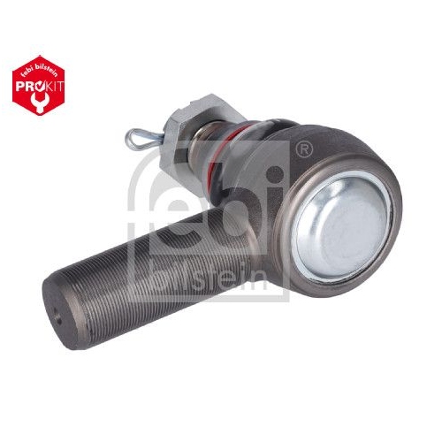 Febi Bilstein 19046 Spurstangenendst&uuml;ck mit Kronenmutter und Splint , 1 St&uuml;ck
