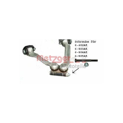 Montagesatz, Lenker METZGER 55002118 GREENPARTS f&uuml;r VAG