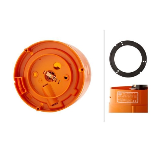 Rundumkennleuchte HELLA 2RL 007 550-001 f&uuml;r AEBI DAF MACK SCANIA HAKO AGCO
