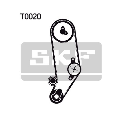 Wasserpumpe + Zahnriemensatz SKF VKMC 01032 f&uuml;r AUDI VW