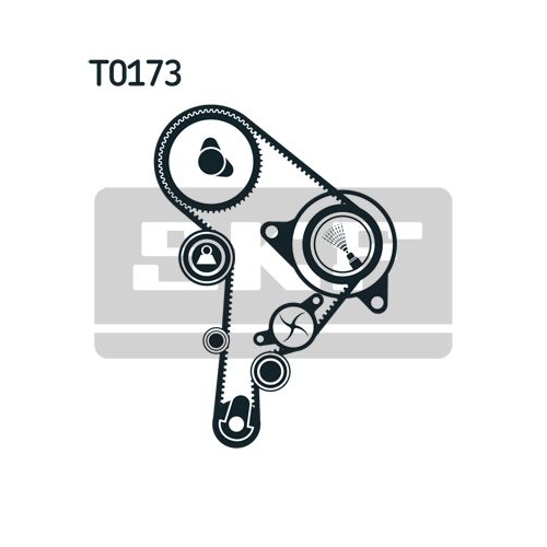 Wasserpumpe + Zahnriemensatz SKF VKMC 01244 f&uuml;r AUDI SEAT SKODA VOLVO VW