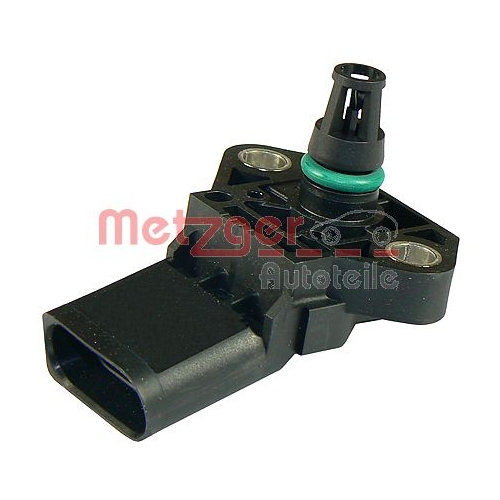 Sensor, Ladedruck METZGER 0906124 ORIGINAL ERSATZTEIL f&uuml;r VAG