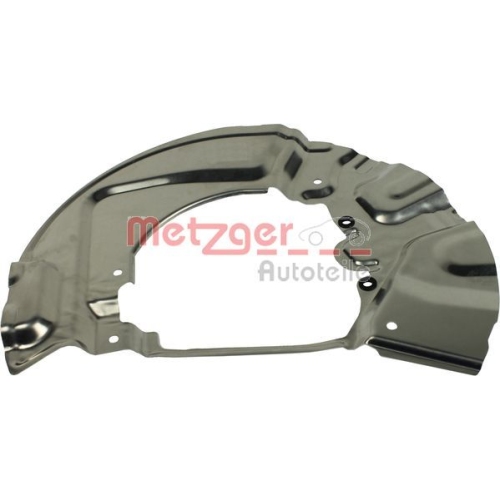 Spritzblech, Bremsscheibe METZGER 6115031 f&uuml;r BMW, Vorderachse links