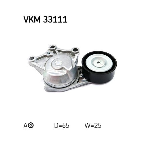Spannrolle, Keilrippenriemen SKF VKM 33111 f&uuml;r CITRO&Euml;N PEUGEOT, links