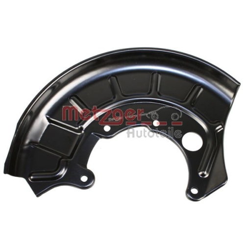 Spritzblech, Bremsscheibe METZGER 6115213 f&uuml;r VAG, Vorderachse links