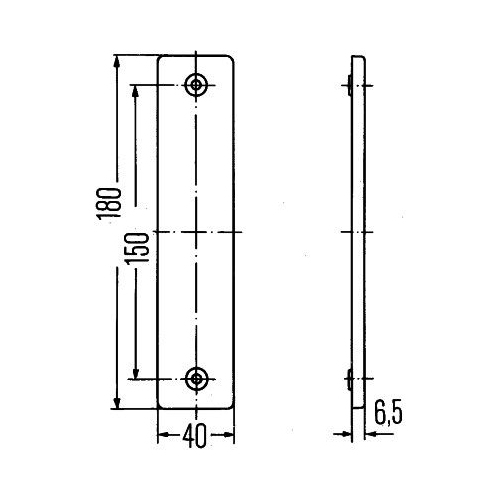 R&uuml;ckstrahler HELLA 8RA 002 023-021 f&uuml;r MAN SAAB SCANIA VOLVO LIEBHERR STILL PAUS
