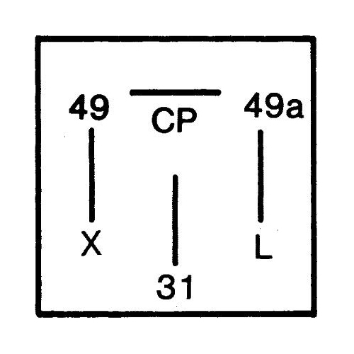 Blinkgeber HELLA 4AZ 003 787-071 f&uuml;r DAF IVECO K&Auml;SSBOHRER MAN VOLVO NEOPLAN HAKO