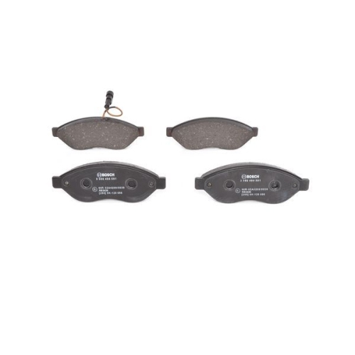 Bremsbelagsatz, Scheibenbremse BOSCH 0 986 494 591 f&uuml;r ALFA ROMEO CITRO&Euml;N FIAT