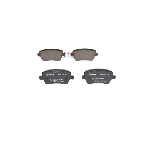 Bremsbelagsatz, Scheibenbremse BOSCH 0 986 494 592 f&uuml;r NISSAN RENAULT DACIA