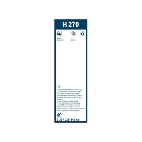 Bosch Wischblatt H270 3 397 015 449 Wischerblatt