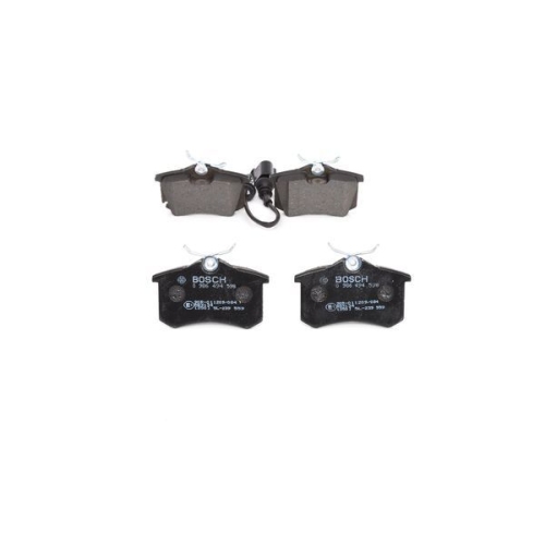 Bremsbelagsatz, Scheibenbremse BOSCH 0 986 494 598 f&uuml;r CITRO&Euml;N PEUGEOT SEAT VW
