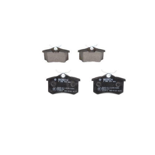 Bremsbelagsatz, Scheibenbremse BOSCH 0 986 494 600 f&uuml;r RENAULT VW, Hinterachse