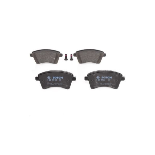 Bremsbelagsatz, Scheibenbremse BOSCH 0 986 494 612 f&uuml;r MERCEDES-BENZ RENAULT