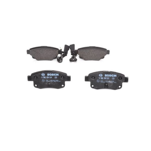 Bremsbelagsatz, Scheibenbremse BOSCH 0 986 494 614 f&uuml;r FORD, Hinterachse